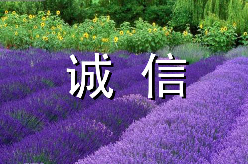 诚信无价1000字